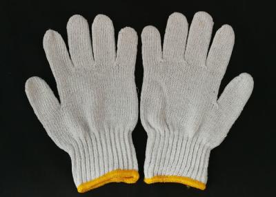 China algodón del algodón el 35% de los guantes de la mano de la seguridad de la longitud de los 23cm y material del poliéster del 65% en venta