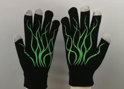 Chine OEM écologique travaillant squelettique de tissu de textile de gants de mains de Printng admis à vendre