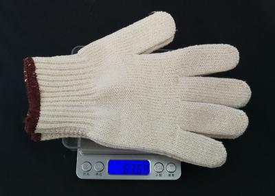China Altos guantes de la protección de la mano de la durabilidad, guantes blancos de la inspección del algodón respirables en venta