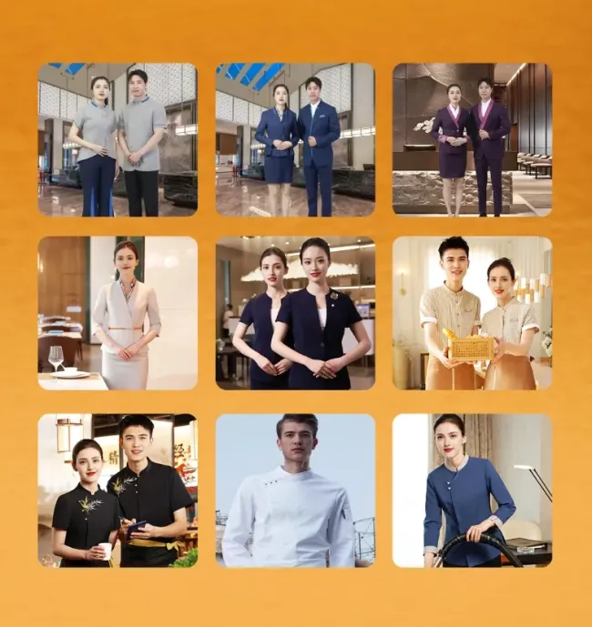 New Design Elegent Traditional Fast Food Restaurant Bar Work Wear