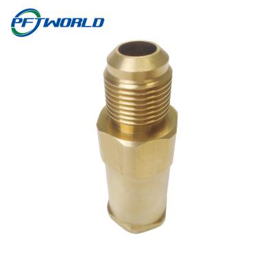 China Precision Brass Nozzle Products, CNC Brass Parts, High Precision Machined Parts for sale