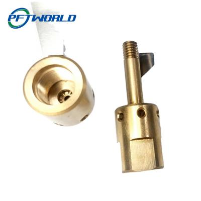 China Custom Five Axis CNC Machining Brass Parts Precision Machined Products for sale