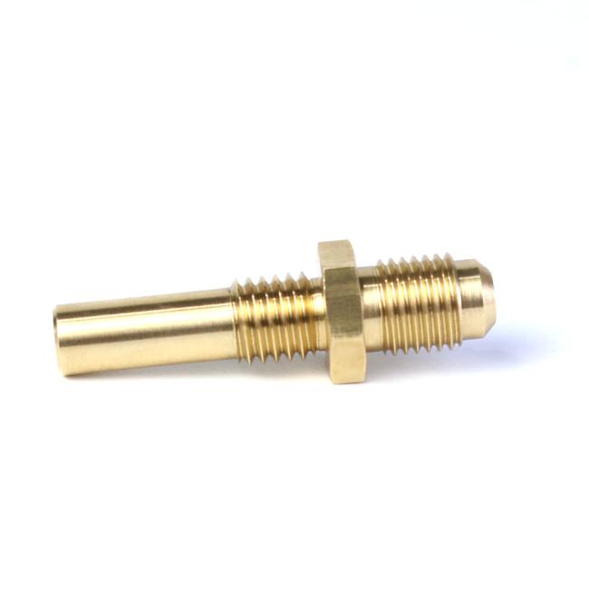 Close-up of double-ended M1 bolts with built-in nuts