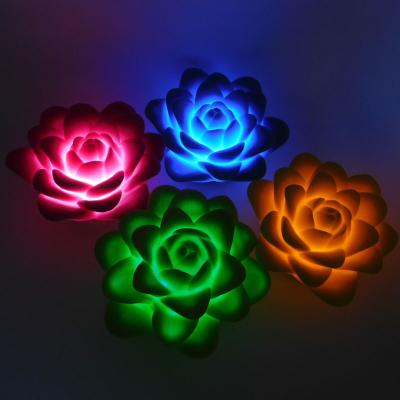 China Flower Shaped PVC Vinyl Electronic Light Toys for sale