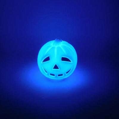 China Newest Funny Soft Rubber Orange Halloween Pumpkin Squeeze Toy Anti Stress Ball for sale