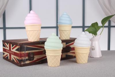 China New Arrivals Colorful Icecream Shaped Small LED Night Light House Decorative Icecream Lamp for sale