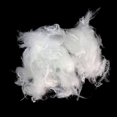 China Color blanco reciclado distorsión anti de la fibra de grapa de poliéster para no tejido en venta