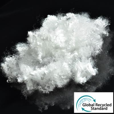 China Lightweight Hollow Conjugated Siliconized Recycled Polyester Staple Fiber For Filling for sale