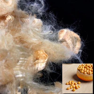 China 100% Soybean Protein Fiber With Excellent Physical And Mechanical Properties for sale