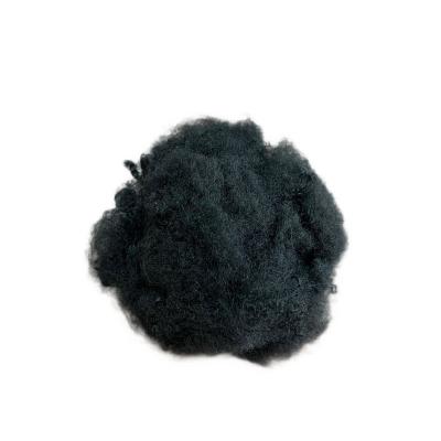 China 100% PET Chips Staple Low Melt Polyester Hollow Fiber Blue Recycle for sale