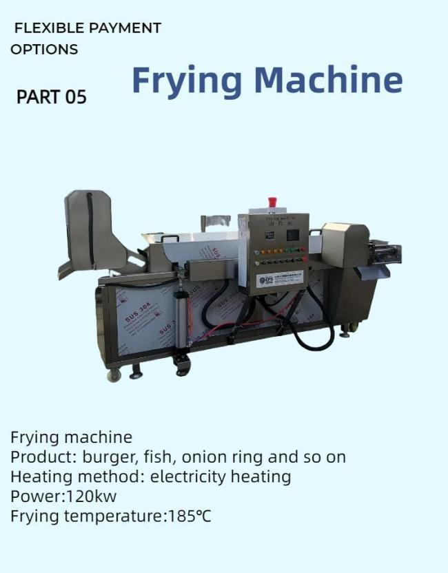 Automatic Burger Patty Making Machine Processing Line Automatic Burger Making Machine Chicken Nuggets Processing Machine
