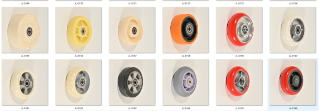 Material comparison chart for industrial caster wheels