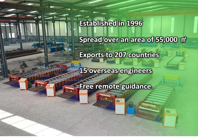Automatic Metal Ibr Roof/Roofing Sheet Trapezoidal Tile Panel Long Span Roll Forming Making Machine