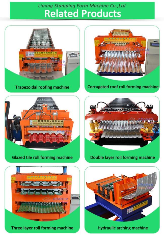 Automatic Metal Ibr Roof/Roofing Sheet Trapezoidal Tile Panel Long Span Roll Forming Making Machine