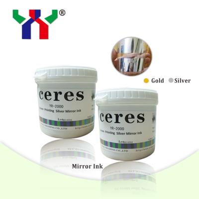 China Solvent Base Mirror 45 Sqm Silver Ink Pvc Screen Printing Ink Transparent PET for sale