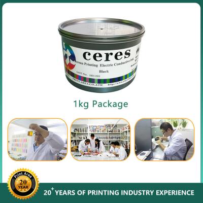 China Ceres Screen Printing Conductive Ink Carbon Black Security YT 581 Silver for sale