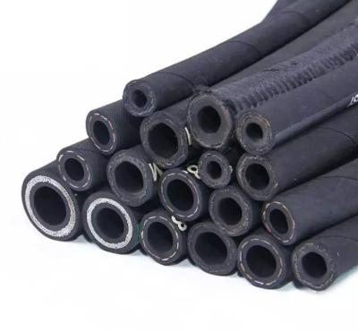 China 50m High Pressure Hydraulic Hose With One Or Two High Tensile Steel Wire Braids for sale
