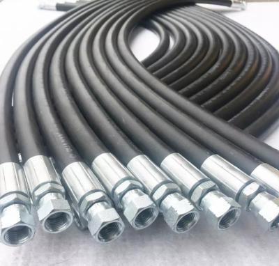 China Flexible Steel Wire Braided Steam Hose 0-50MPA for sale