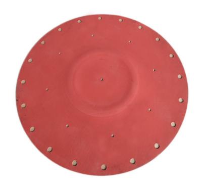 China Rotary Impeller Valve Rubber Diaphragm CR Rubber Fabric Diaphragm Low Pressure for sale