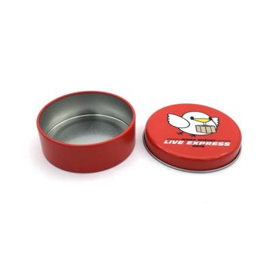 China Round Mint Tin Box Customized Candy Tin for Christmas Tin Container Manufacturer for sale