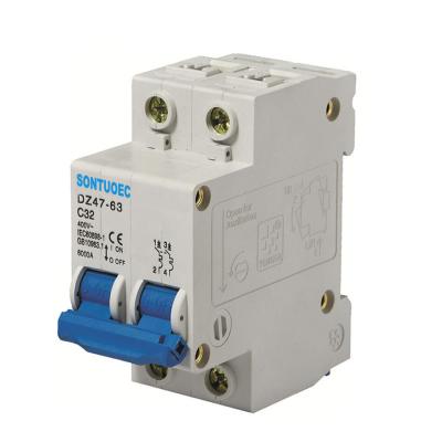 China Household Miniature MCB Circuit Breaker Unfrequented Switching for sale