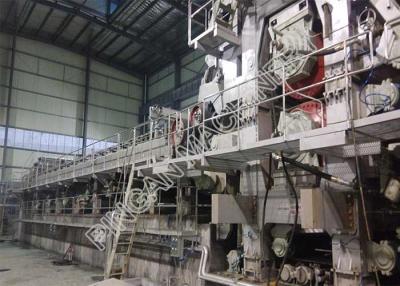 China Two Fourdrinier Wire Kraft Paper Making Machine Multi Dryers Right Hand Type for sale