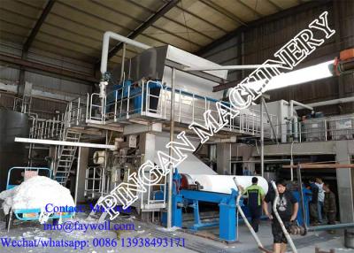 China 30T/D 750m/Min Crescent Tissue Paper Making Machine à venda