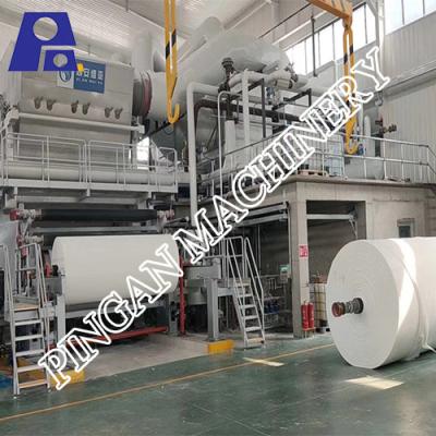 China máquina 350m/Min Toilet Tissue Paper Machine da fatura de papel higiênico de 2850mm à venda