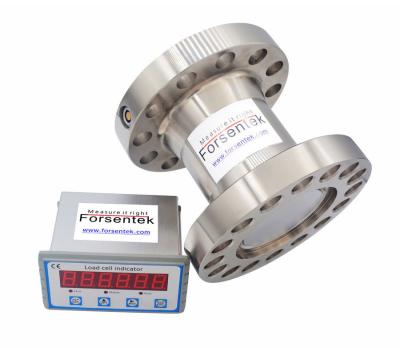 China Flange to Flange Compression Load Cell 500 ton Column Type Load Cell 300ton for sale