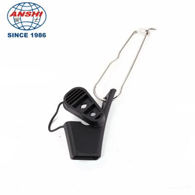 Chine FTTH butterfly optical cable clamp  stainless steel leather wire cable clamp à vendre