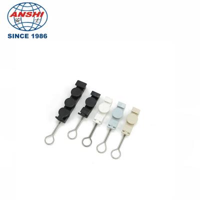 Chine Leather Wire Plastic Optical Cable Fasteners, Ftth Optical Fiber Broadband Accessories Fittings à vendre