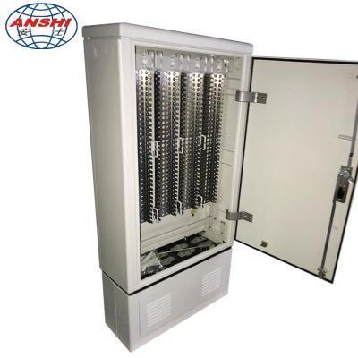 China Outdoor Cable Cross Connect Cabinet 1200 Pairs 2400 Pairs Waterproof Ip55 Grade for sale