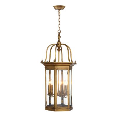 China Antique brass lantern chandelier for indoor home Decoration (WH-PC-21) for sale