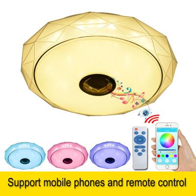 China Modern Smart Remote Control and APP Music Ceiling Lights with Bluetooth speaker & colorful modern ceiling lamp (WH-MA-44 for sale
