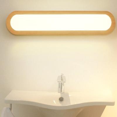 China Wood wall light 12W AC110-240V foyer study background lamp Bathroom LED mirror light(WH-MR-70) for sale