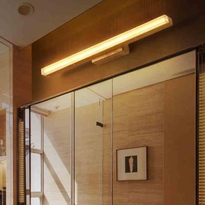 China Japan style wooden wall light led source, anti-fog washroom mirror lamp(WH-MR-67) for sale