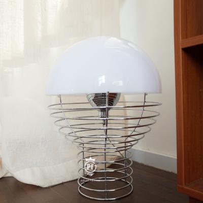 China Modern golden table lamps Nordic living room LED hollow Wire Table Lamp（WH-MTB-234) for sale