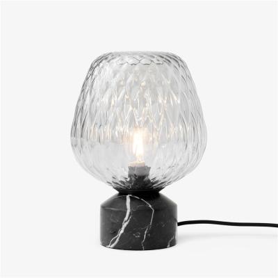 China Post-modern Marble Glass Table Lamps Bedroom Workshop Blown Table Lamp(WH-MTB-235) for sale