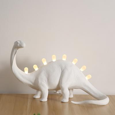 China SELETTI JURASSIC Table Lamps for Bedroom Resin Bronto T-Rex Dinosaur Desk Lamp Jurassic T-Rex Table Lamp(WH-MTB-243) for sale