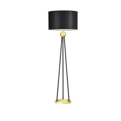 China Hotel Industrial Retro Black Hardware Cloth Cover living room standing lamp(WH-VFL-13) for sale
