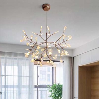 China LED flysnow flake hanging lamp modern style chandeliers for living room Heracleum II LED Chandelier(WH-MI-80) for sale