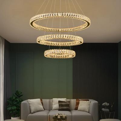 China Luxury Led Living Room Chandelier Modern Creative Staircase Lamp nordic chandelier(WH-CY-234) for sale