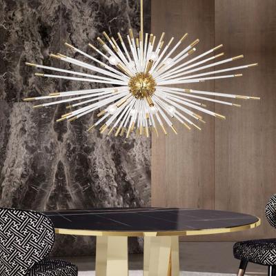 China Creative Led Chandelier For Living Dining Room Modern Glass Hanging Lamp sputnik chandelier(WH-MI-314) for sale