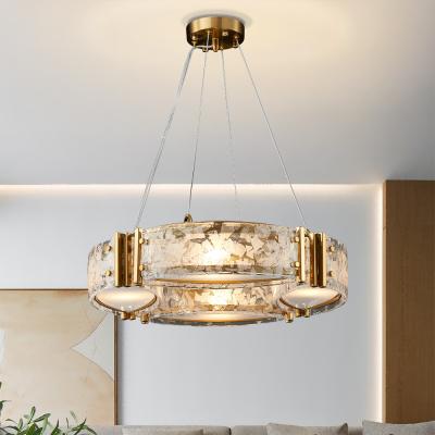 China Modern living room home decor kitchen round glass hanging lamp nordic chandelier lighting(WH-MI-316) for sale