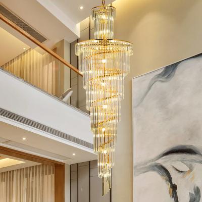 China Modern chandelier chandelier hall home decor staircase hotel project interior lighting (WH-NC-64) for sale