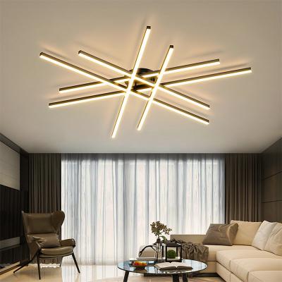 China Modern household lamps atmospheric LED ceiling lamp minimalist linear chndelier(WH-MA-192) for sale