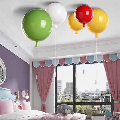 China Modern 5 colors Kids acrylic ceiling light fixtures Kids Room home decor Children balloon lamp(WH-MA-161) for sale