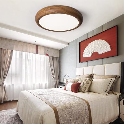 China Modern creative antique walnut wood grain Iron ceiling light(WH-WA-30) for sale