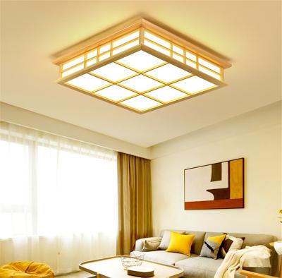 China Ceiling Lights Japanese Style Tatami Lamp LED Wooden Ceiling Lighting Dining Room Bedroom Lamp(WH-WA-31) for sale