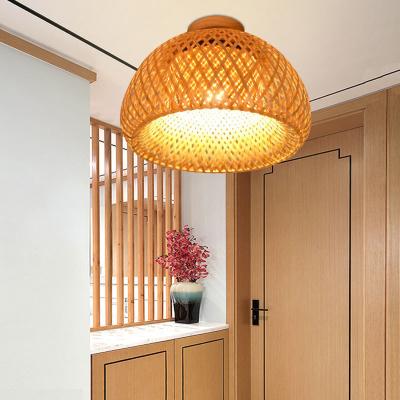 China Minimalism Bamboo shade home decoration ceiling lights Farmhouse Light(WH-WA-38) for sale
